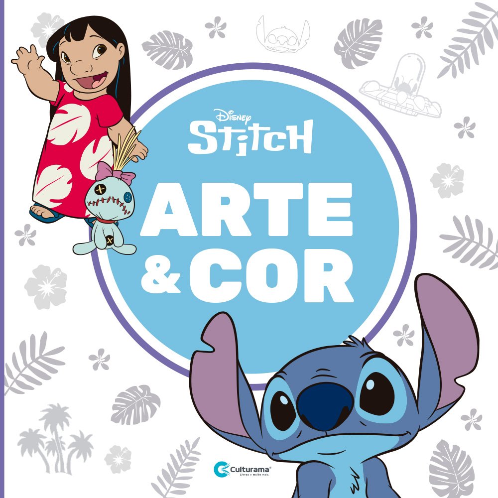 Apostila com desenhos para colorir Lilo Stitch/ pintar infantil