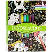 Livro para colorir infantil, Dinossauros, 306509, Happy Books - PT 1 UN Livro para colorir infantil, Dinossauros, 306509, Happy Books - PT 1 UN
