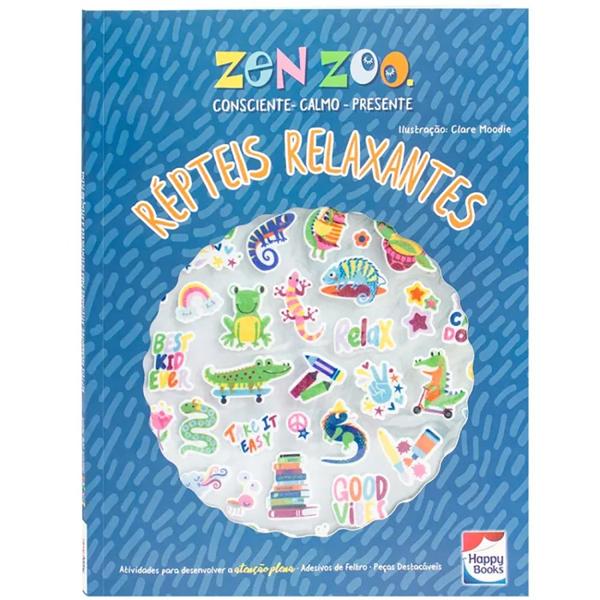 Livro infantil Zen zoo, Répteis relaxantes, 310603, Happy Books - PT 1 UN