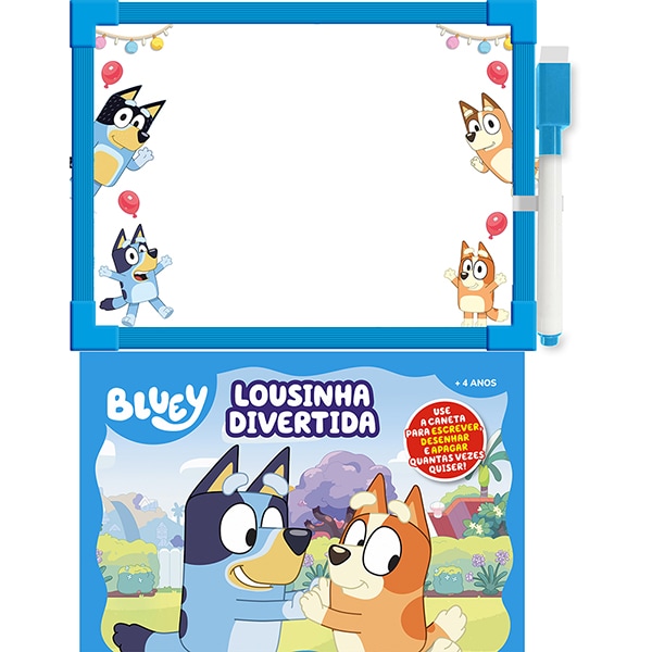 Livro infantil Bluey + Lousinha divertida alfabeto, Ed Online - PT 1 UN