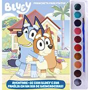 Livro para colorir infantil Bluey com Aquarela, 32466, Ed Online - PT 1 UN Livro para colorir infantil Bluey com Aquarela, 32466, Ed Online - PT 1 UN