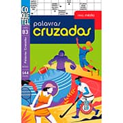 Livro Palavras Cruzadas nível médio, 144 páginas, Coquetel - PT 1 UN
