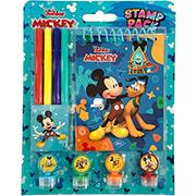 Livro para colorir infantil Mickey com carimbo, D8294, Dcl - BT 1 UN Livro para colorir infantil Mickey com carimbo, D8294, Dcl - BT 1 UN