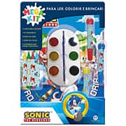 Livro para colorir infantil Sonic, 017372, Ciranda Cultural - PT 1 UN Livro para colorir infantil Sonic, 017372, Ciranda Cultural - PT 1 UN