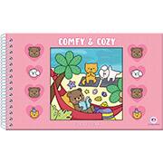 Livro para colorir infantil, Comfy and Cozy, 96 páginas, Ciranda Cultural - PT 1 UN Livro para colorir infantil, Comfy and Cozy, 96 páginas, Ciranda Cultural - PT 1 UN