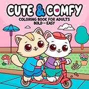 Livro para colorir Cute & Comfy, Relaxing Vibes, 35245, Camelot Ed - PT 1 UN Livro para colorir Cute & Comfy, Relaxing Vibes, 35245, Camelot Ed - PT 1 UN