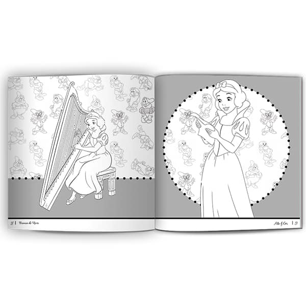 Livro p/ colorir infantil arte e cor Branca de Neve Culturama PT 1 UN