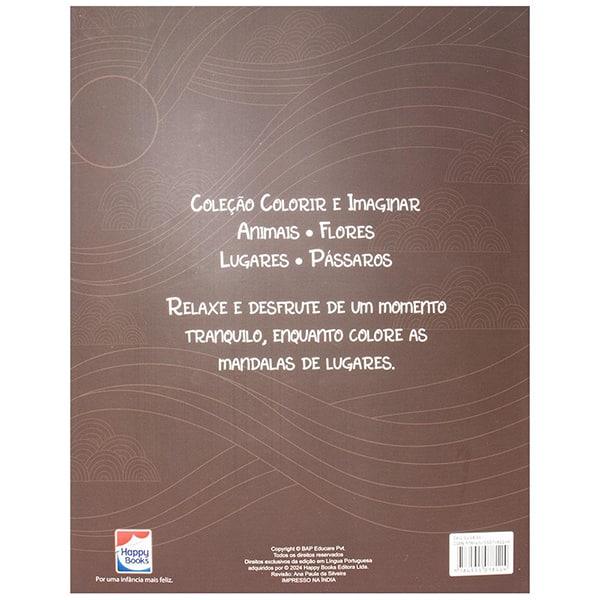 Livro para colorir e imaginar, Lugares, Happy Books - PT 1 UN