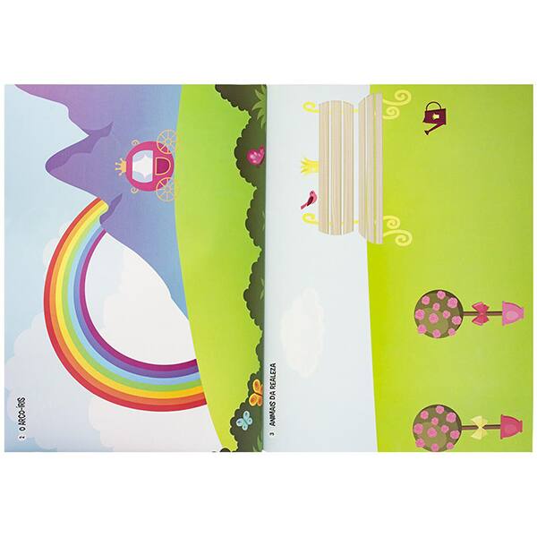 Livro para colorir, Kit Sticker Mania, Stitch, D8289, Dcl - PT 1 UN