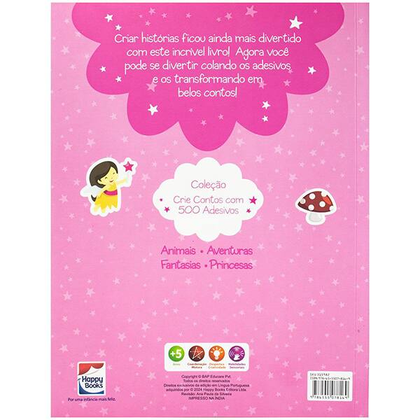 Livro para colorir, Kit Sticker Mania, Stitch, D8289, Dcl - PT 1 UN