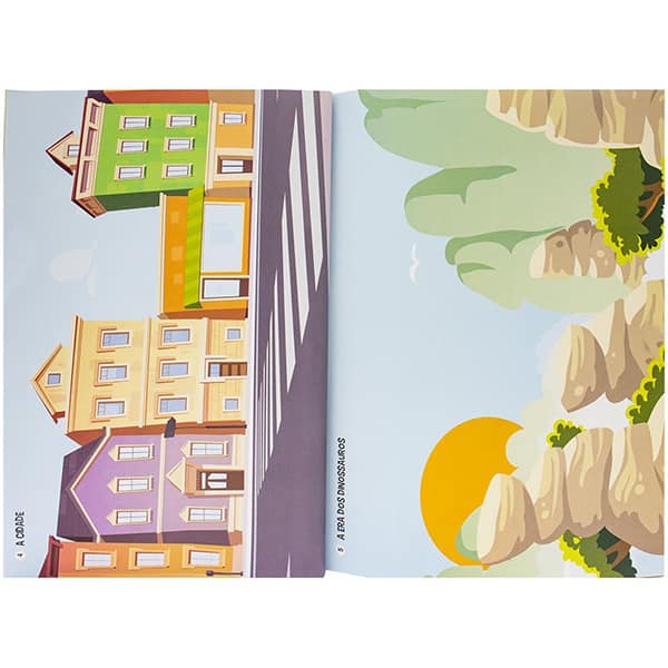 Livro infantil crie contos com 500 adesivos fantasias, Happy Books - PT 1 UN