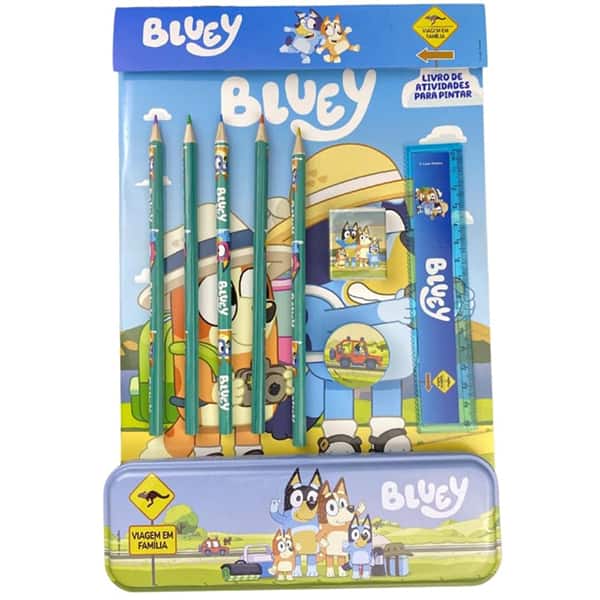 Livro para colorir infantil, Bluey Aventuras para colorir, 34606, Ed Online - PT 1 UN