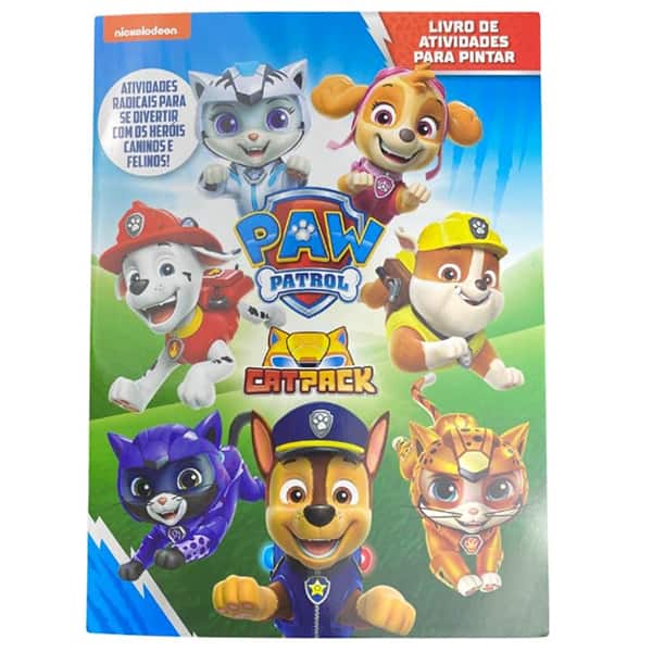 Livro para colorir infantil, Patrulha Canina Aventuras para colorir, 34650, Ed Online - PT 1 UN
