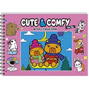 Livro para colorir Cute e Comfy big, Coisas fofas, Formato grande, 35634, Ed Online - PT 1 UN Livro para colorir Cute e Comfy big, Coisas fofas, Formato grande, 35634, Ed Online - PT 1 UN