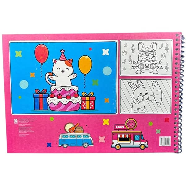 Livro para colorir Cute e Comfy big, Coisas fofas, 35634, Ed Online - PT 1 UN