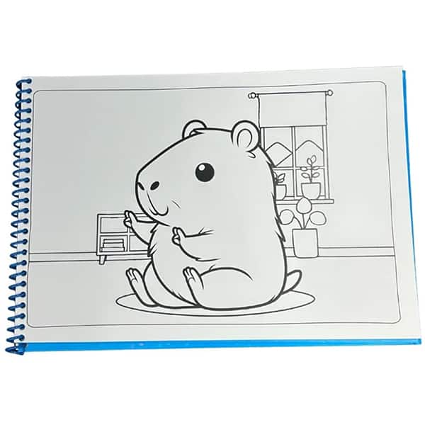 Livro para colorir Cute e Comfy big, Capivaras, 35633, Ed Online - PT 1 UN