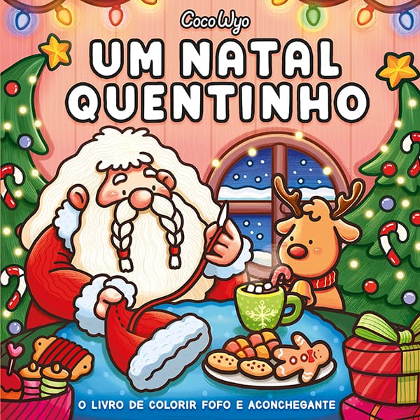 Livro para colorir Natal Quentinho Cozy, Harper Collins - PT 1 UN Livro para colorir Natal Quentinho Cozy, Harper Collins - PT 1 UN