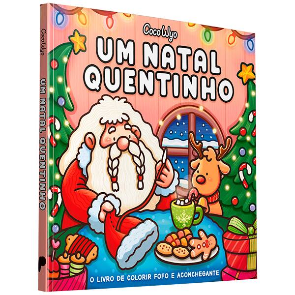 Livro para colorir Natal Quentinho Cozy, Harper Collins - PT 1 UN Livro para colorir Natal Quentinho Cozy, Harper Collins - PT 1 UN