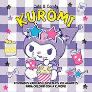 Livro para colorir Cute & Comfy Kuromi, 32 desenhos, 6121, Ed Online - PT 1 UN Livro para colorir Cute & Comfy Kuromi, 32 desenhos, 6121, Ed Online - PT 1 UN