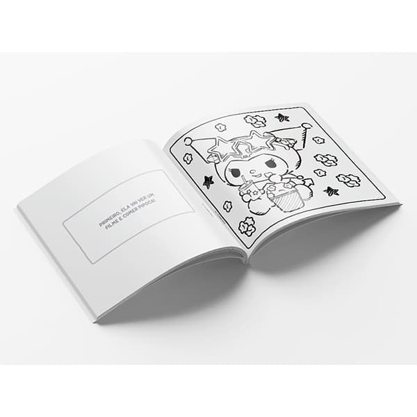 Livro para colorir Cute & Comfy Kuromi, 32 desenhos, 6121, Ed Online - PT 1 UN
