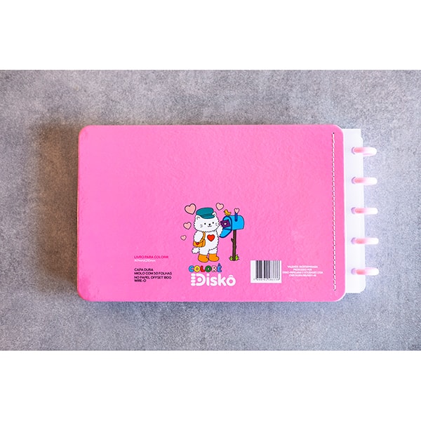 Livro para colorir Colorê Gato Wire-o WR42E303 Diskô PT 1 UN