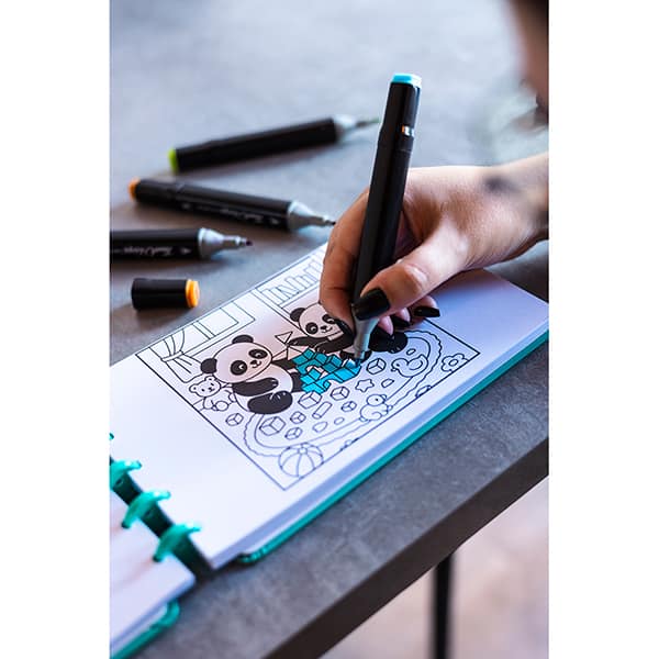 Livro para colorir Colorê Panda Wire-o WR42E305 Diskô PT 1 UN