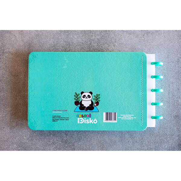 Livro para colorir Colorê Panda Wire-o WR42E305 Diskô PT 1 UN