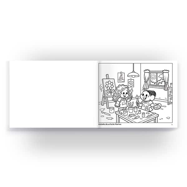 Livro para colorir infantil, Turma da Mônica - Dias Alegres, Catavento - PT 1 UN