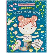 Livro para colorir infantil com 1000 adesivos de strass, A Fascinante Vida Marinha, Happy Books - PT 1 UN Livro para colorir infantil com 1000 adesivos de strass, A Fascinante Vida Marinha, Happy Books - PT 1 UN