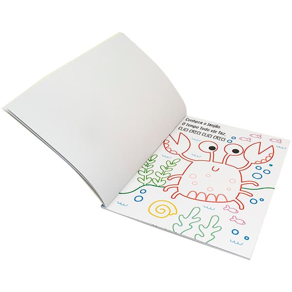 Livro para colorir infantil com 1000 adesivos de strass, A Fascinante Vida Marinha, Happy Books - PT 1 UN