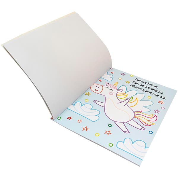 Livro para colorir infantil com 1000 adesivos de strass, Os Incríveis Unicórnios, Happy Books - PT 1 UN Livro para colorir infantil com 1000 adesivos de strass, Os Incríveis Unicórnios, Happy Books - PT 1 UN