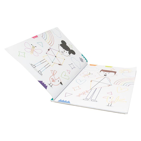 Livro para colorir infantil com 100 adesivos, Nossas Cores, Happy Books - PT 1 UN Livro para colorir infantil com 100 adesivos, Nossas Cores, Happy Books - PT 1 UN