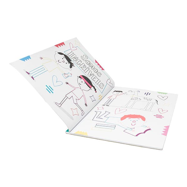 Livro para colorir infantil com 100 adesivos, Nossas Cores, Happy Books - PT 1 UN Livro para colorir infantil com 100 adesivos, Nossas Cores, Happy Books - PT 1 UN