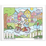 Livro para colorir infantil Bobbie Goods, Dia no Trabalho, Harper Collins - PT 1 UN