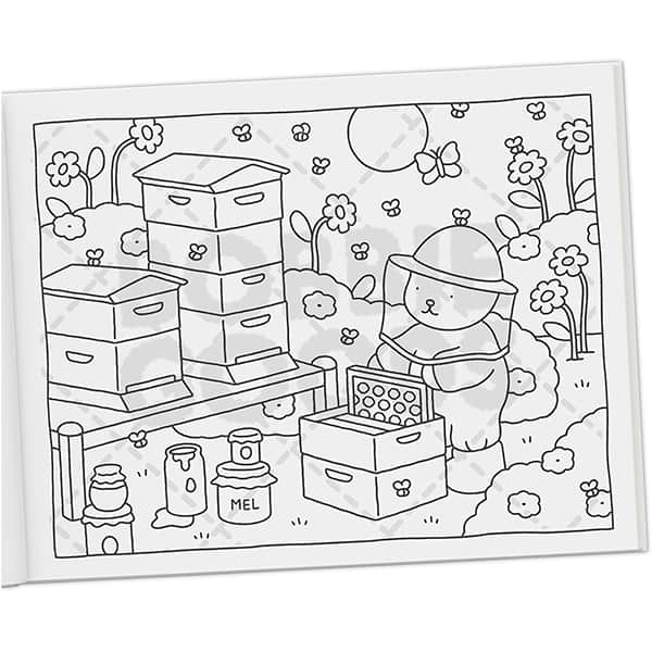 Livro para colorir infantil Bobbie Goods, Dia no Trabalho, Harper Collins - PT 1 UN