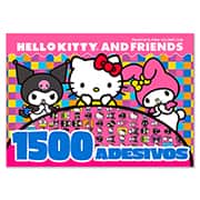 Livro para colorir infantil com adesivos Hello Kitty & Friends, Ed Online - PT 1 UN Livro para colorir infantil com adesivos Hello Kitty & Friends, Ed Online - PT 1 UN