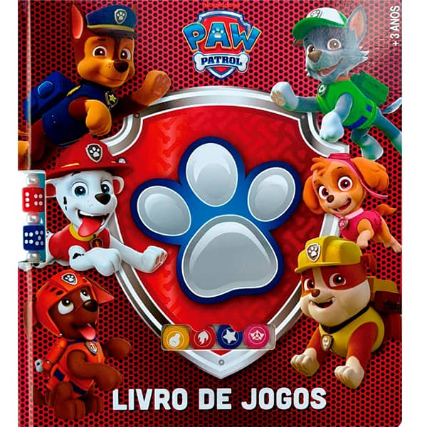 Livro infantil Patrulha Canina Jogos Ed Online PT 1 UN