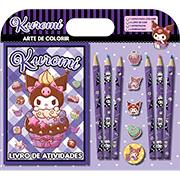 Livro p/colorir infantil Kuromi arte de colorir Kuromi Ed Online PT 1 UN