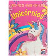Livro para colorir infantil Unicórnios Glitter, 310662, Happy Books - PT 1 UN