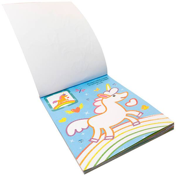 Livro para colorir infantil Unicórnios Glitter, 310662, Happy Books - PT 1 UN