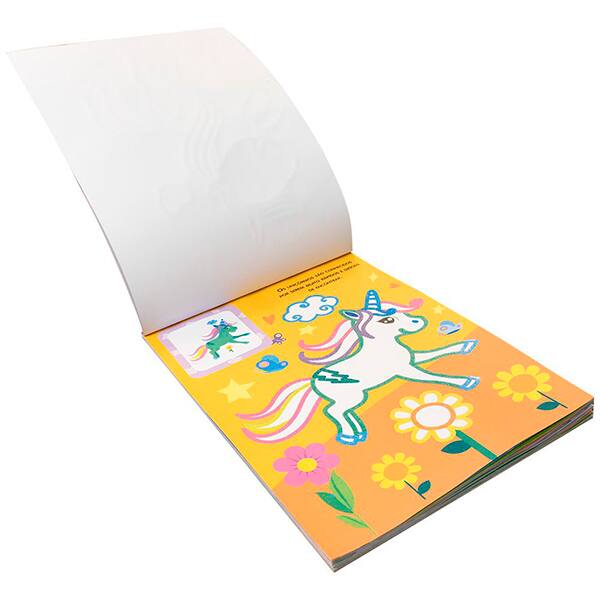 Livro para colorir infantil Unicórnios Glitter, 310662, Happy Books - PT 1 UN