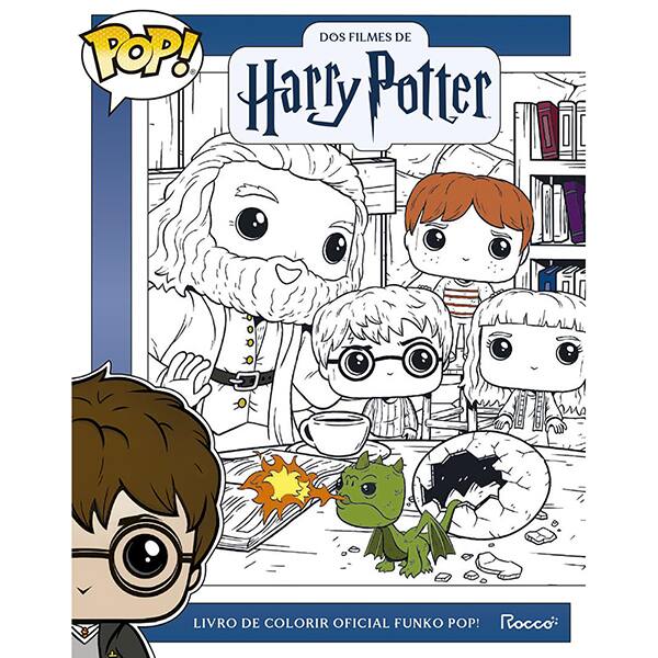 Livro para colorir Funko Pop Harry potter Catavento PT 1 UN