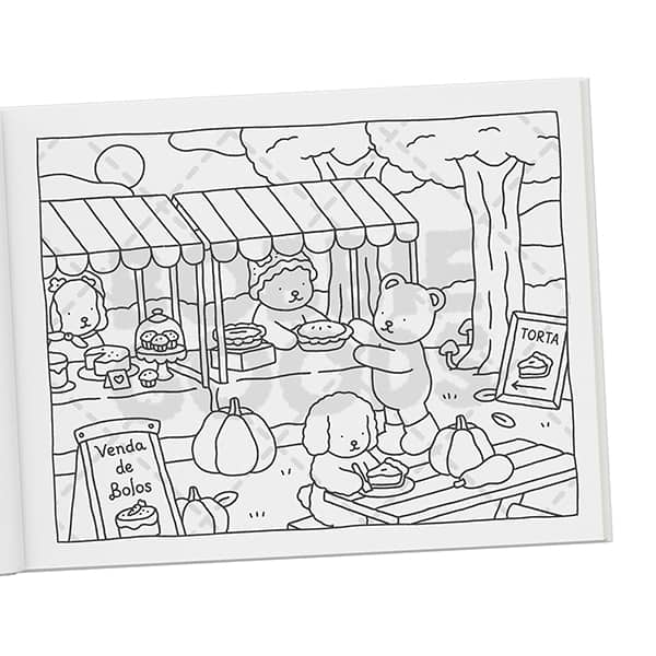 Livro para colorir infantil Bobbie Goods, Dias Frios, Harper Collins - PT 1 UN