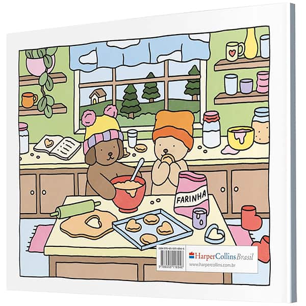 Livro para colorir infantil Bobbie Goods, Dias Frios, Harper Collins - PT 1 UN