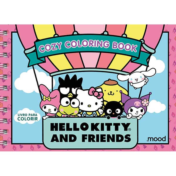 Livro para colorir infantil. Hello Kitty Cozy, Ciranda Cultural - PT 1 UN
