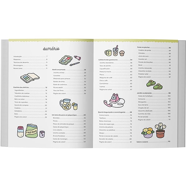 Livro infantil Bobbie Goods, Desenhar Coisas Fofas, Sextante - PT 1 UN