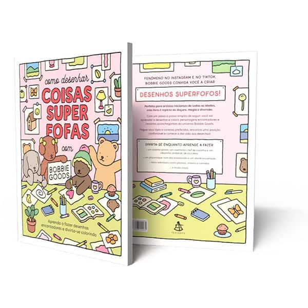 Livro infantil Bobbie Goods, Desenhar Coisas Fofas, Sextante - PT 1 UN