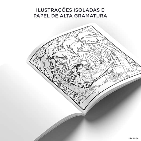 Livro para colorir Stitch, Catavento - PT 1 UN
