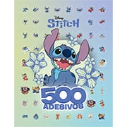 Livro p/colorir infantil c/500 adesivos Stitch Culturama PT 1 UN
