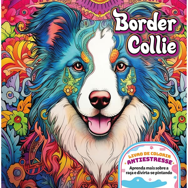 Livro para colorir Border Collie, 9786585662, Catavento - PT 1 UN